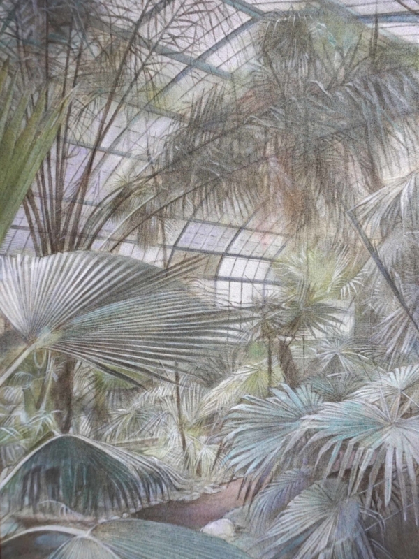 Atsuko Sasaki, "Se Cacher", 2025, huile sur toile, 100 x 50 cm