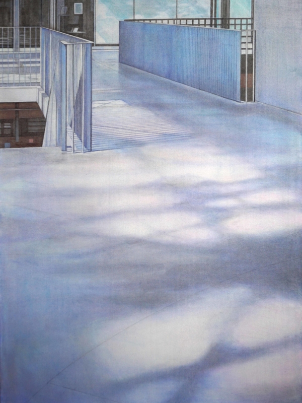 Atsuko Sasaki, "Signe IV", 2026, huile sur toile, 100 x 73 cm