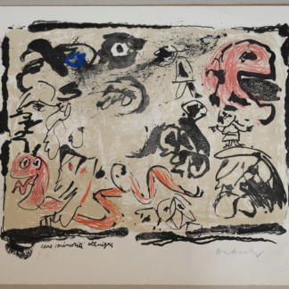 Pierre Alechinsky, «Une minorité ethnique», 1964