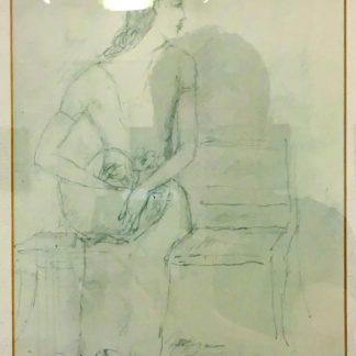 René AUBERJONOIS, «La marchande de fleurs», 1949