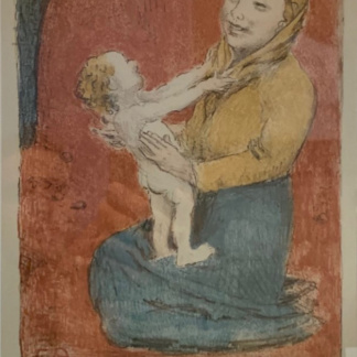 Cuno AMIET, "Mutterglück", 1945