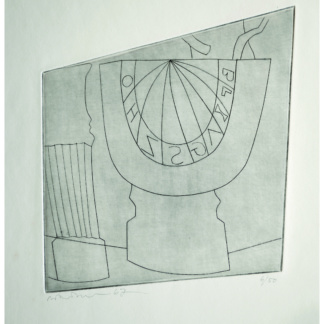 Ben NICHOLSON, "Turkish sundial on a column", 1967