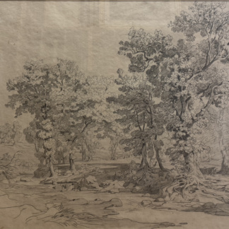 Johann Jakob FREY, «River landscape», vers 1850