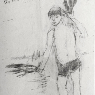 René AUBERJONOIS, "L’enfant rose, les roseaux noirs"