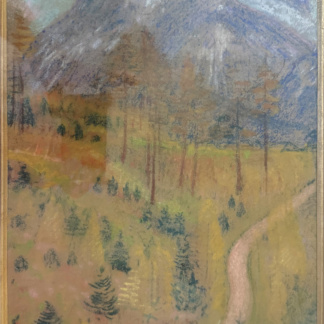 Charles L’EPLATTENIER, «Au lieutenant Sandoz, souvenir amical. Savatan», 1914