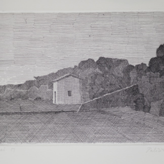 Gérard de PALÉZIEUX, «Paysage à Grignan», 1963