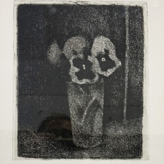 Gérard de PALÉZIEUX,  «Pensées dans une vase», 1984